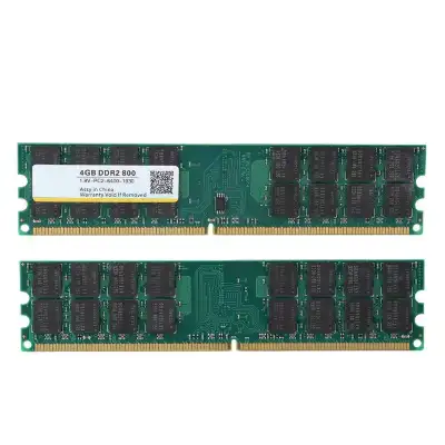 new set of 2 DDR2 4GB Large Capacity 800MHZ Memory, 240 Pin DDR2 Module ram