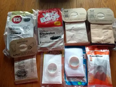 Quantity of Bags and Filters for Electrolux Canister Vacuum. 29 bags and 4 filters in total, all new...