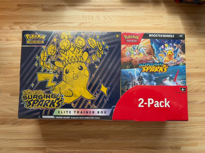Pokemon Surging Sparks Elite Trainer Box ETB & Booster Bundle, View more