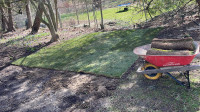 Landscaping, lawn mowing, clearing and cleaning 