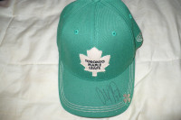 colby armstong signed maple leafs cap