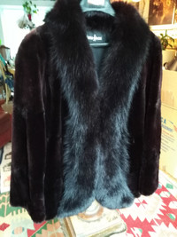 Manteau vison et renard  / Mink and fox coat