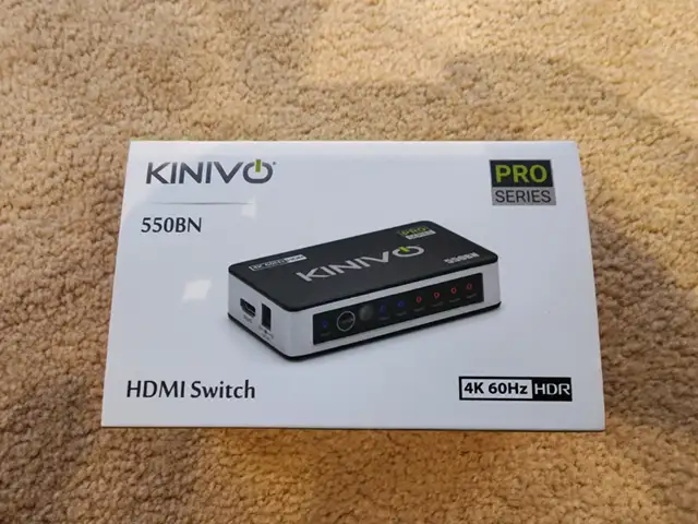 Kinivo HDMI Switch 4K HDR 550BN in General Electronics in Oakville / Halton Region - Image 2
