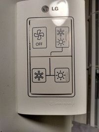 LG Electronics 4-pos Wall mount Switch Control