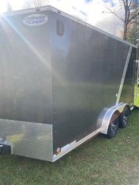 2022 7.5x14 v nose enclosed cargo trailer
