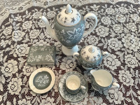 Wedgewood "Moselle" coffee set for six