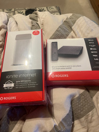 Rogers ignite internet wifi modem and tv box