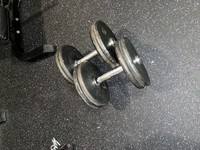 Pair of 40 pound dumbbells $0.81/lb (80 pounds in total)