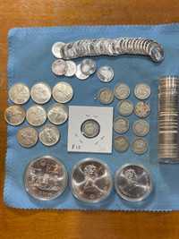 Canadian silver coins