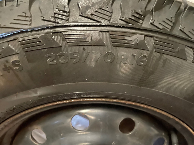 Four Winter tires on rims 235/70/16 in Tires & Rims in Charlottetown - Image 2