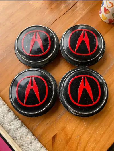 OEM ACURA WHEEL CENTRE CAPS , SELLING AS A SET