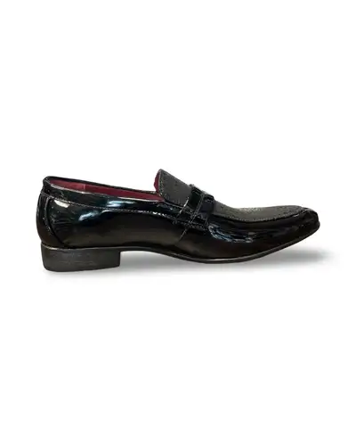 Men’s black tuxedo/ dress loafer for sale 50% off was $99.99 now $49.99 Size available- 8,9,10,11,12