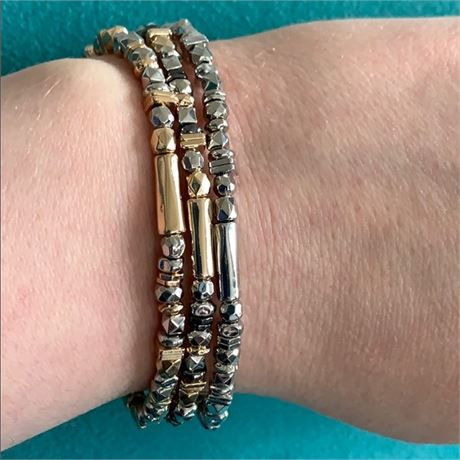 Stella & Dot Modern Rhett Stretch Bracelet Set in Jewellery & Watches in Markham / York Region - Image 2