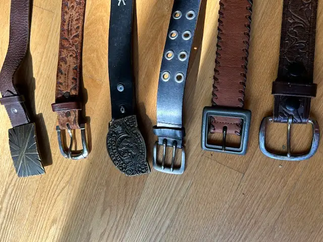 Men's leather belts, buckles in Men's in Saskatoon - Image 8