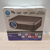 Brand New ONN 1080P Roku Smart Home Theatre Projector