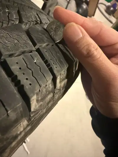 Selling a Michelin tire, size 205/60R15. This tire is used but still has some tread left, as shown i...