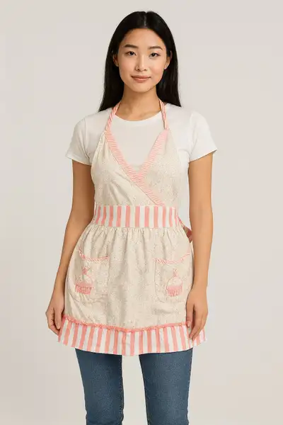 Super Cute Sur la table Apron - Floral & Striped, View more
