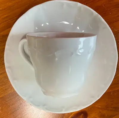 Just $3 per set. Serve your tea or coffee in style with this lovely, excellent quality, classic set...