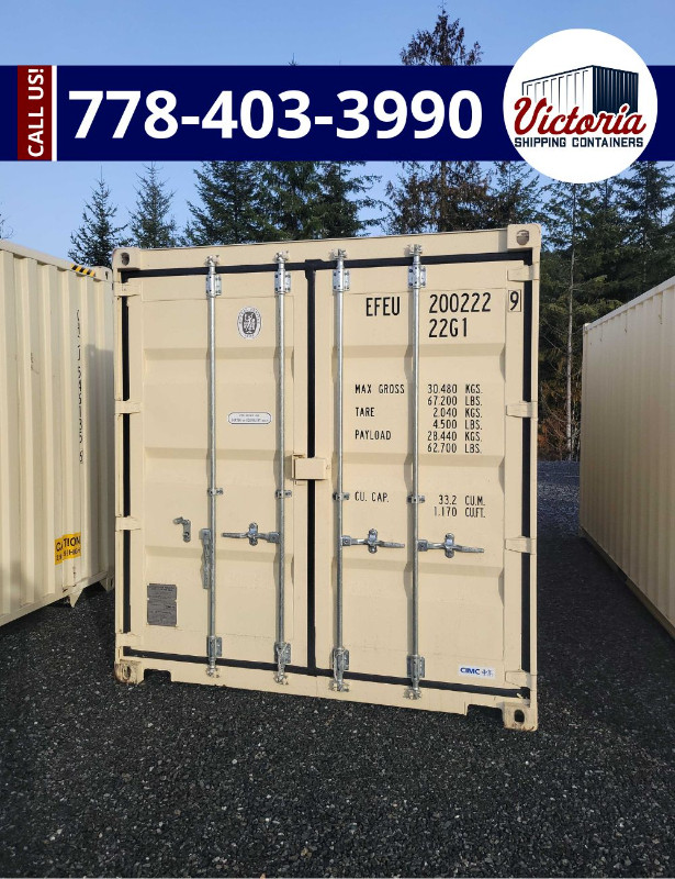 One Trip 20' Shipping Container for sale 778-403-3990 in Outdoor Tools & Storage in Richmond - Image 2