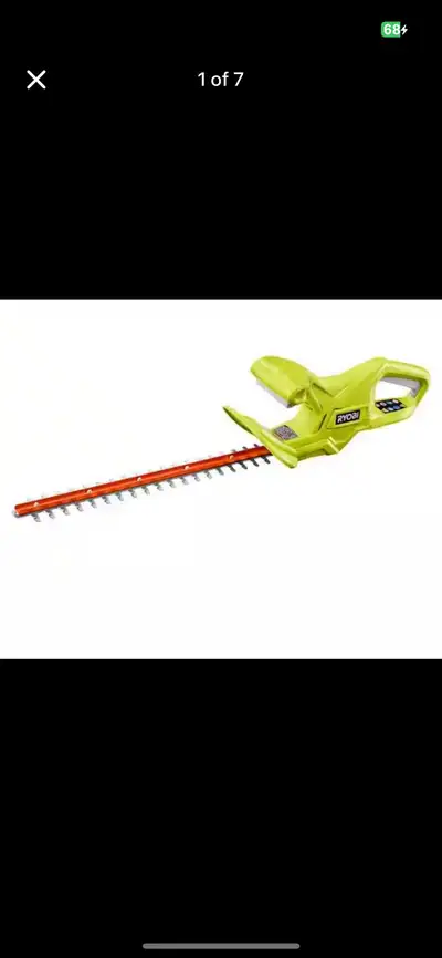 RYOBI ONE+ 18V 18 in. Cordless Battery Hedge Trimmer (Tool Only), View more