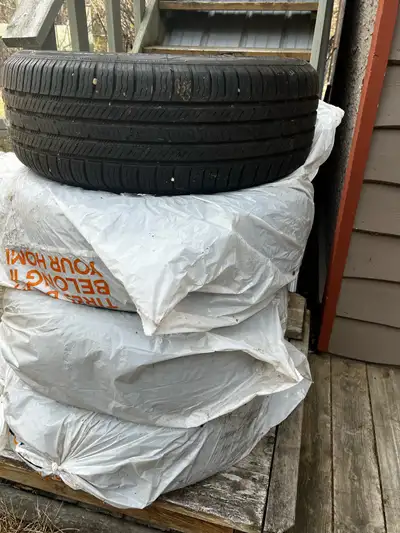 I'm selling a set of four Nokia M&S tires, size 235/60R18. These tires are in used condition (75% le...