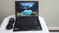 Used Lenovo Thinkpad T61 laptop with Wireless, DVD for Sale