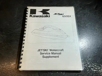 1987-1990 Kawasaki 650SX Jet Ski Watercraft Service Manual, View more