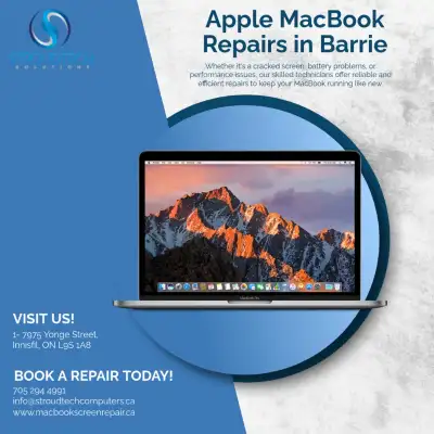 Apple Expert Barrie |Laptop Repair|Mac Data Recovery |Mac Repair, View more