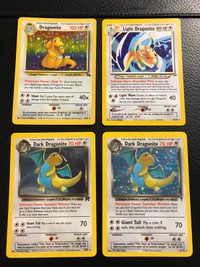 Old Pokémon Card Light/Dark Dragonite Holo (read description)