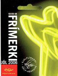 ISLAND.  LIVRET/BOOKLET  de 10 timbres neufs "JOL 2006",#  27.
