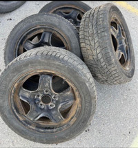 215/55r16 Winter tires in 5x110 rims for HHR/Malibu/PontiacG6