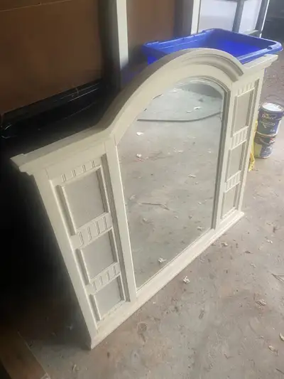 Nice mirror with wood frame, View more