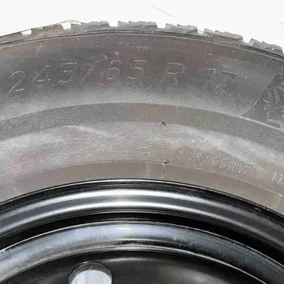 New winter tires with alloy rims for sale no longer needed due to vehicle upgrade. Bought it last ye...