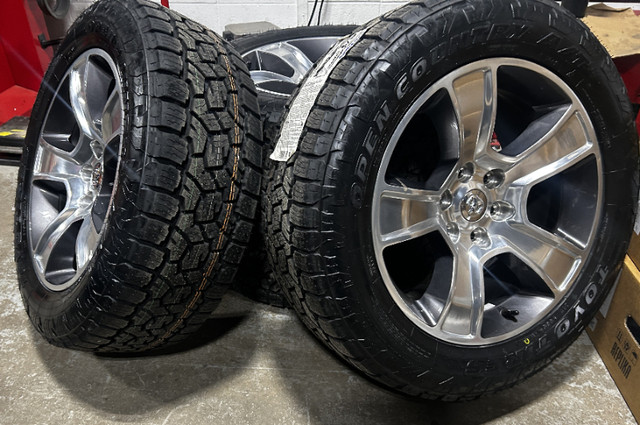 08. All Weather Dodge Ram 1500 Laramie rims toyo AT3 tires in Tires & Rims in Edmonton - Image 2