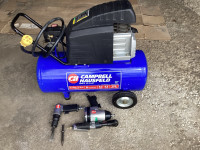 Compressor 8 gallons with air tools.  Priced to sell.