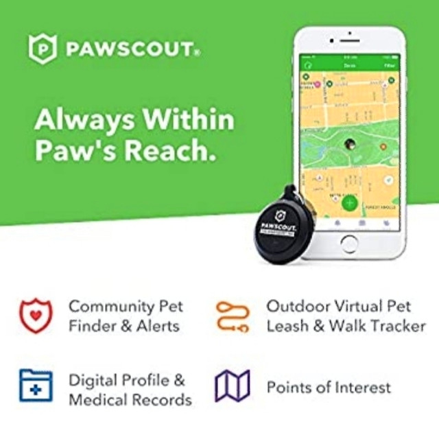 Pawscout Smarter Pet Tag: Dog & Cat Bluetooth Pet Tracker NIB in Accessories in Gatineau - Image 3