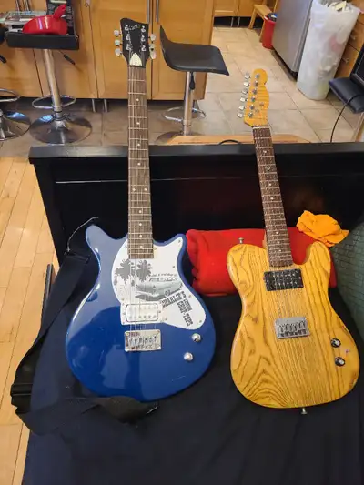 Electric guitar and telecaster, View more