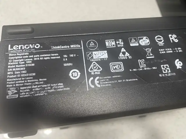 Lenovo ThinkCentre M920s Intel Core i5 500GB HD 8GB Memory DVD in Desktop Computers in Calgary - Image 6