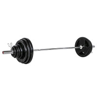 Inspire&Fitness &;136  kg (300   lb.) Rubber Olympic Weight Set 