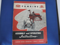 Rare Ford Model 16-13 16-14 Combine Assembly Operating Manual