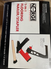 Floor nailer stapler