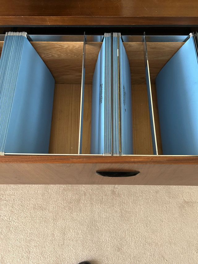 Solid wood legal filing cabinet in Bookcases & Shelving Units in Edmonton - Image 3