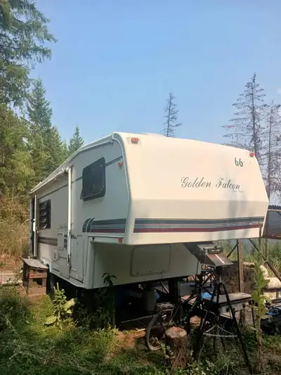 Features include: Working hot water, AC, furnace, and fridge (propane or electric option) Freshly re...