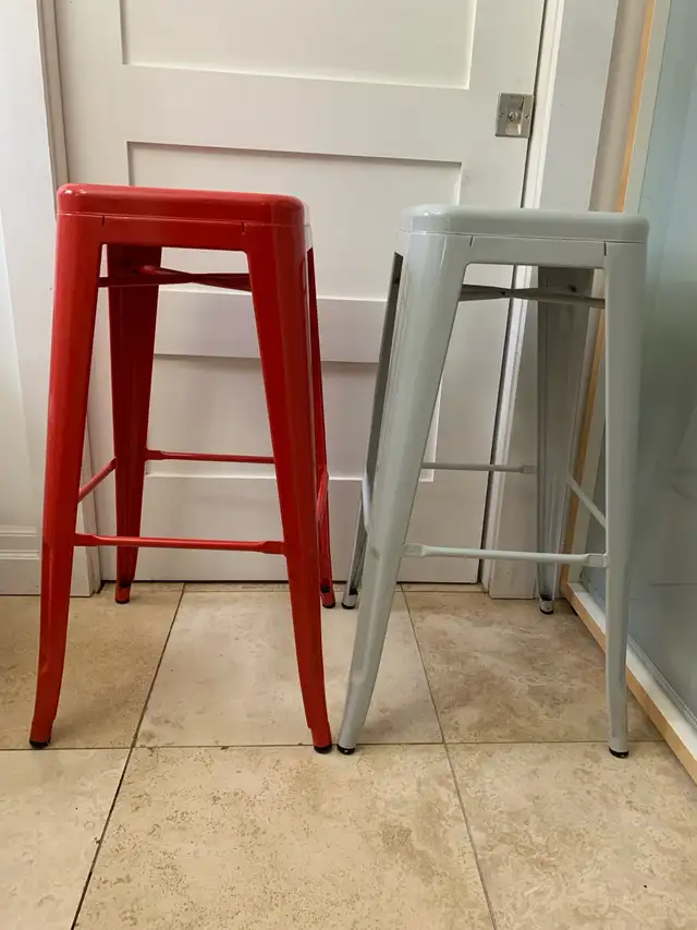 Structube Hudson Iron Stools $80 set. 62863738738945122