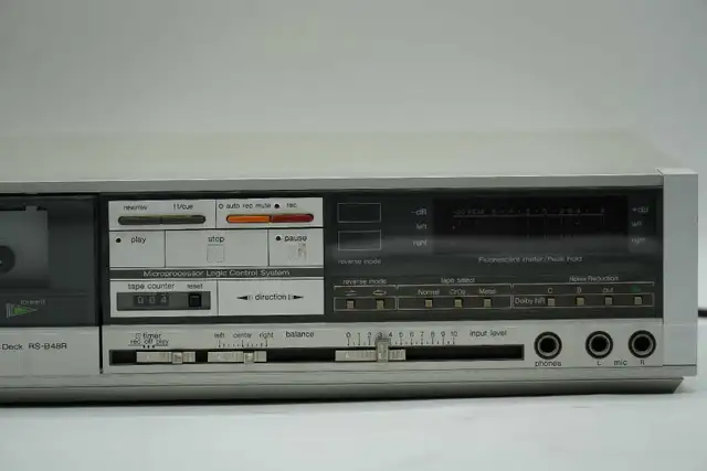 Technics Cassette Deck (RS-B48R) - New Belts Installed!  in Stereo Systems & Home Theatre in Calgary - Image 4