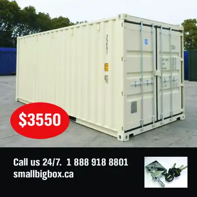 Best Priced New 20'STD Edmonton Shipping Containers, View more