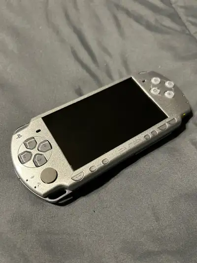 Sony PSP 2001 Silver Console with Wall Charger, View more