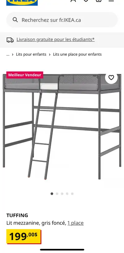 Lit superposé IKEA, View more