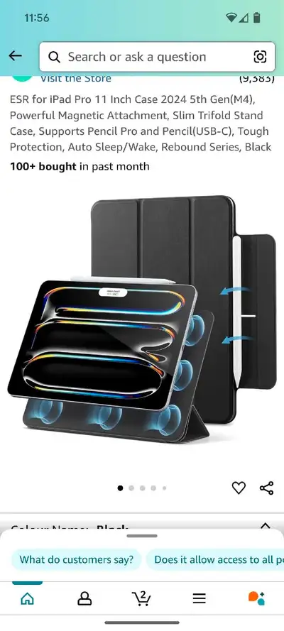 Compatibility: only for iPad Pro 11 Inch M4 (5th Gen, 2024); models: A2836, A2837，not compatible wit...