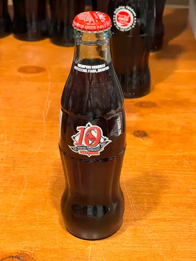 Coke-Cola Bottle SEALED Memphis Redbirds 10 Seasons 1998-2007